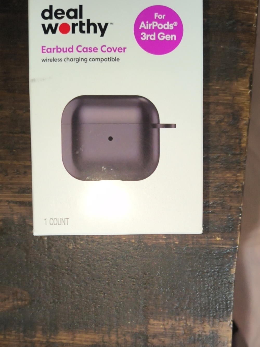 Deal Worthy Purple Earbud Case Cover for AirPods 3rd Gen
